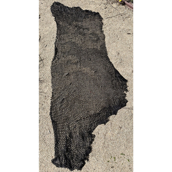 Fishnet laser cut Leather Black Brown for clothing and sewing, DIY - Picture 7 of 7